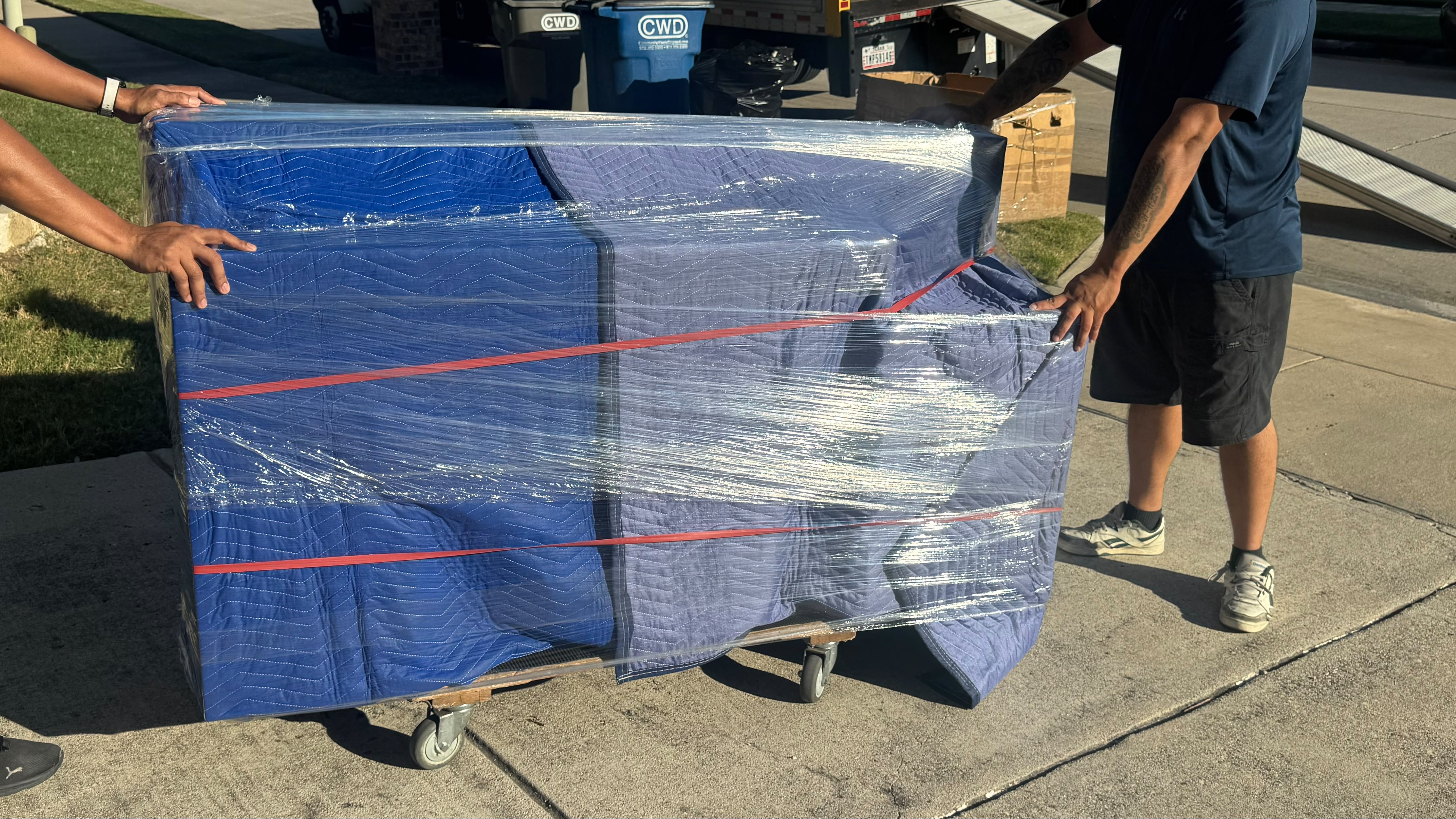 Furniture wrapped